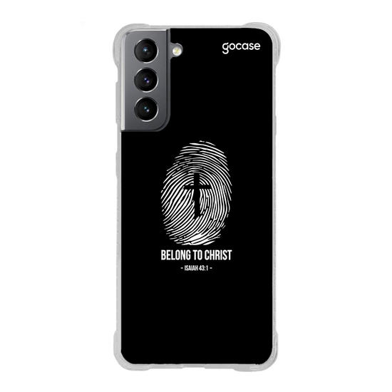Capinha para celular  Belong to Christ - Isaiah 43:1