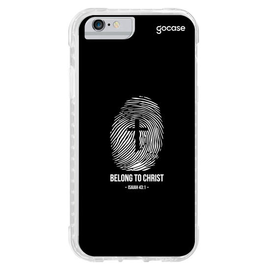 Capinha para celular  Belong to Christ - Isaiah 43:1