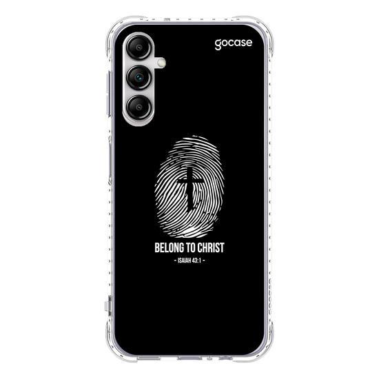 Capinha para celular  Belong to Christ - Isaiah 43:1