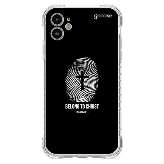 Capinha para celular  Belong to Christ - Isaiah 43:1