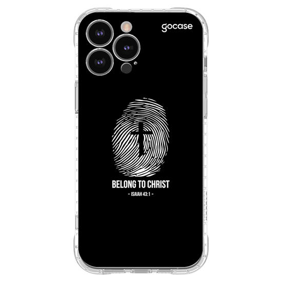 Capinha para celular  Belong to Christ - Isaiah 43:1