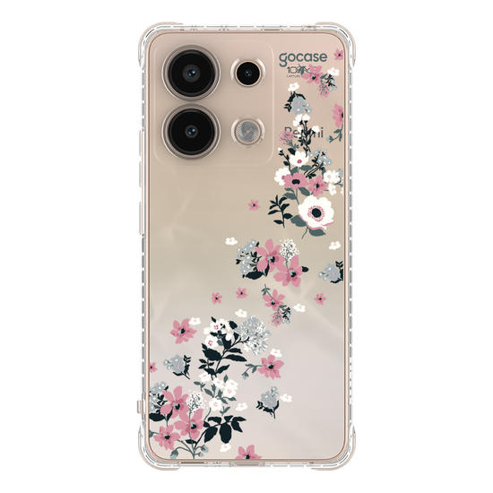 Capinha para celular  Bem Floral - Lateral