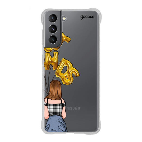 Capinha para celular BFF Balões Direita
