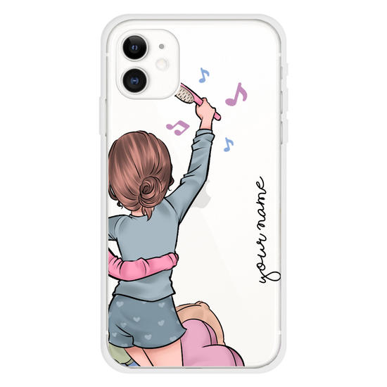 BFF Festa do Pijama Personalizável Direita Phone Case