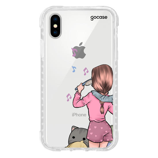 Capinha para celular BFF Festa do Pijama Personalizável Esquerda