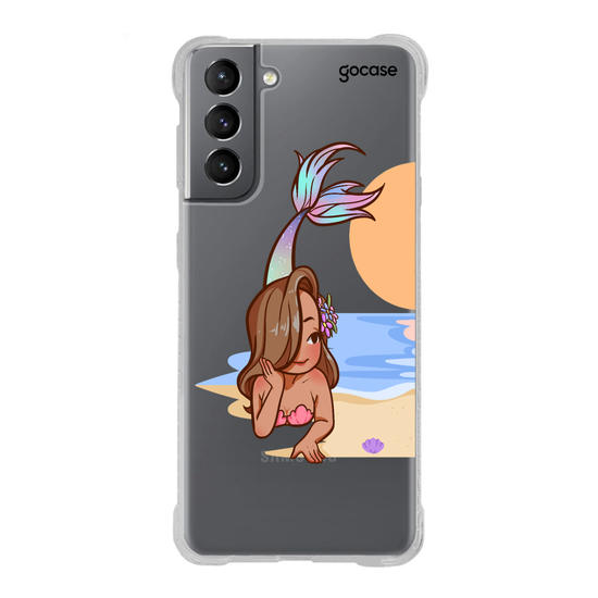 Capinha para celular BFF Sereias Esquerda Manuscrita