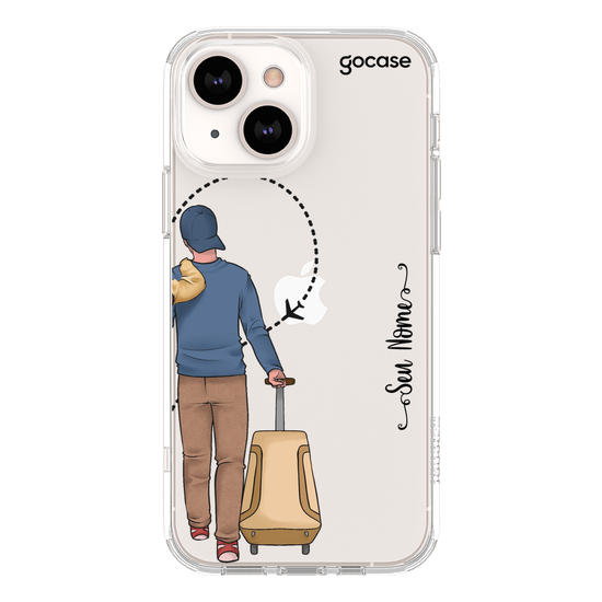 Capinha para celular BFF Volta ao Mundo Casal - Homem