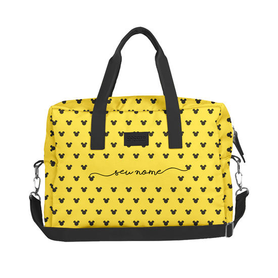 Bolsa de Viagem Joy Personalizada - Pattern Amarelo