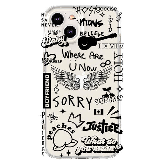 Capinha para celular  Bieber Tattoos