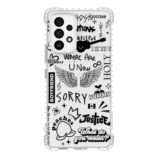 Capinha para celular  Bieber Tattoos