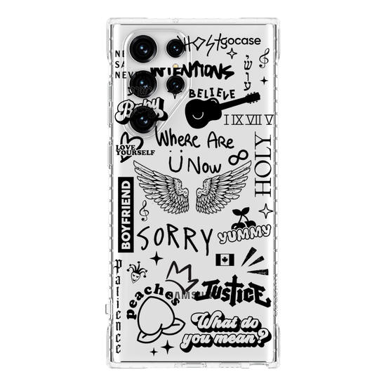 Capinha para celular  Bieber Tattoos