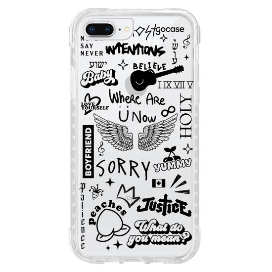 Capinha para celular  Bieber Tattoos