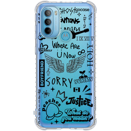 Capinha para celular  Bieber Tattoos
