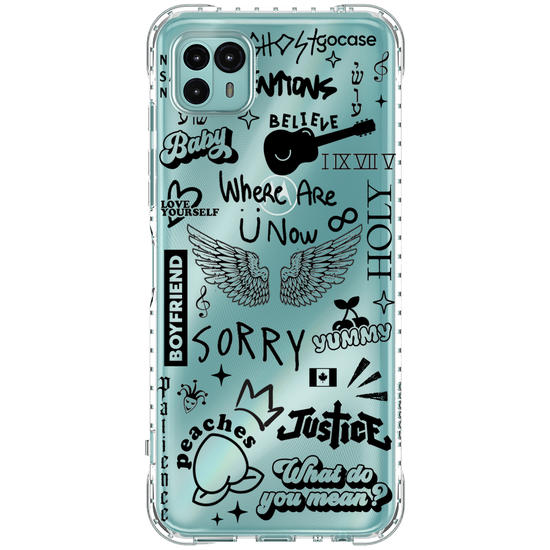 Capinha para celular  Bieber Tattoos