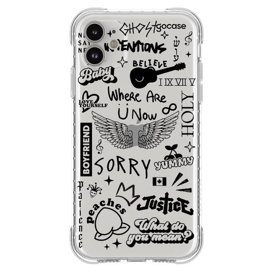 Capinha para celular  Bieber Tattoos