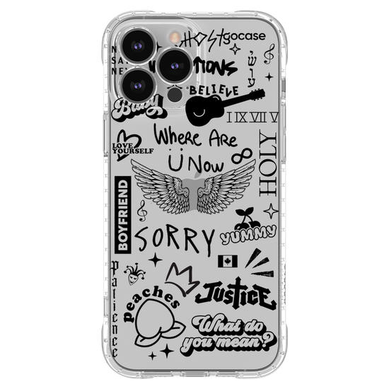 Capinha para celular  Bieber Tattoos