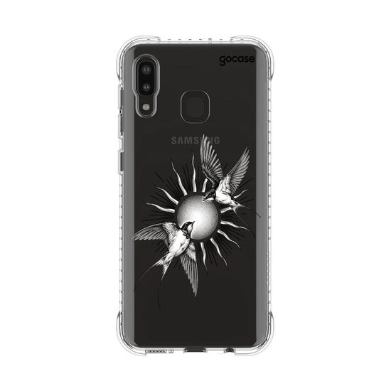 Capinha para celular  Birds and Sun Line