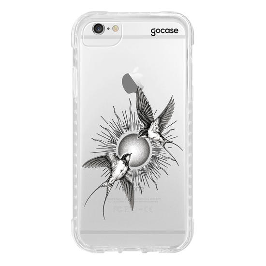 Capinha para celular  Birds and Sun Line
