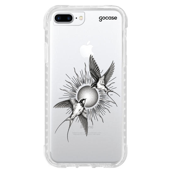 Capinha para celular  Birds and Sun Line