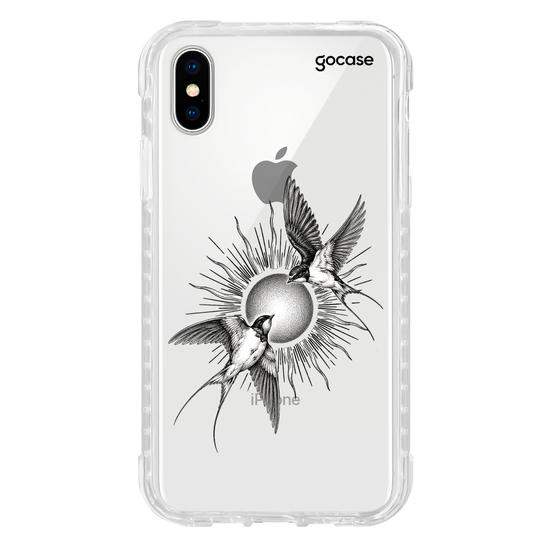 Capinha para celular  Birds and Sun Line