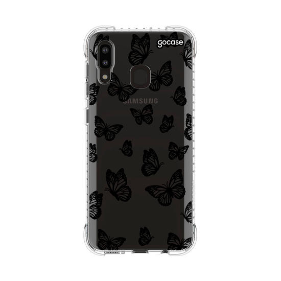 Capinha para celular  Black Butterfly Pattern