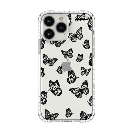 Capinha para celular  Black Butterfly Pattern