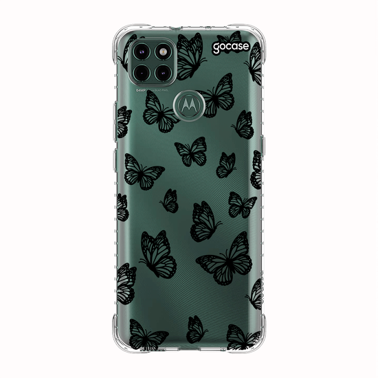 Capinha para celular  Black Butterfly Pattern