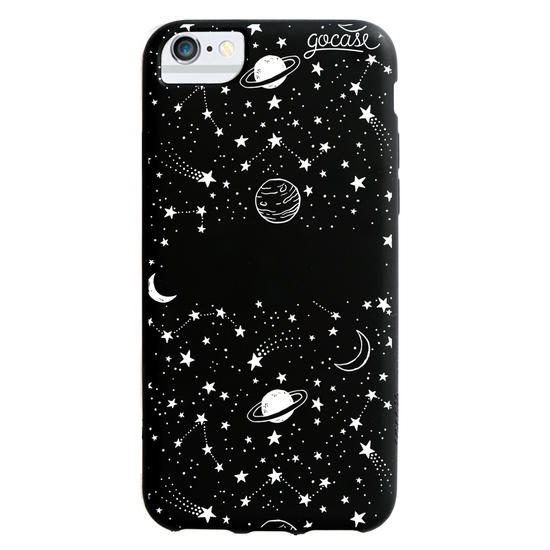 Cover Black Case - Draw Universe Handwritten