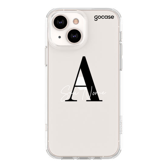 Capinha para celular Black Case - Iniciais Fancy 