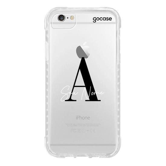 Capinha para celular Black Case - Iniciais Fancy 