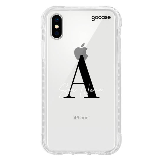 Capinha para celular Black Case - Iniciais Fancy 