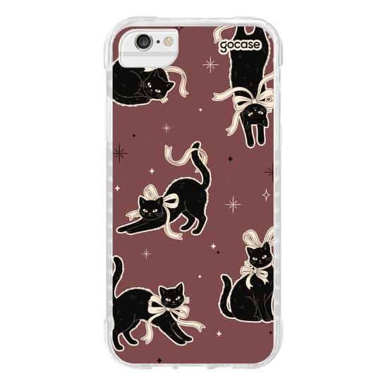 Capinha para celular  Black Cat Coquette