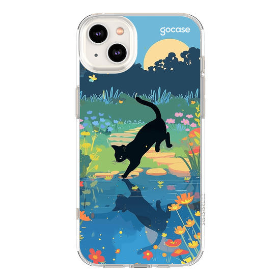 Capinha para celular  Gatinho no Lago