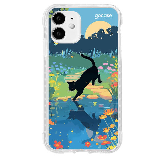 Capinha para celular  Gatinho no Lago
