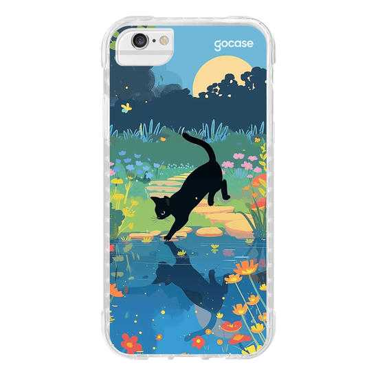 Capinha para celular  Gatinho no Lago