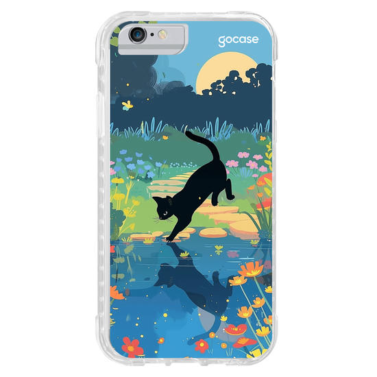 Capinha para celular  Gatinho no Lago