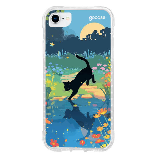 Capinha para celular  Gatinho no Lago