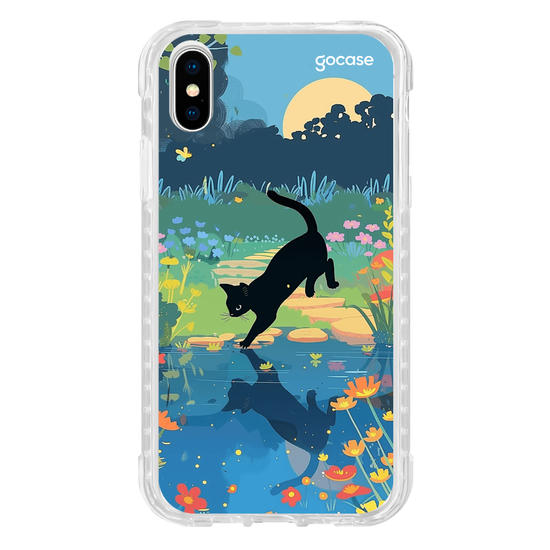 Capinha para celular  Gatinho no Lago