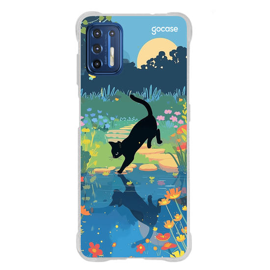 Capinha para celular  Gatinho no Lago