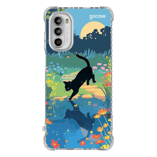 Capinha para celular  Gatinho no Lago