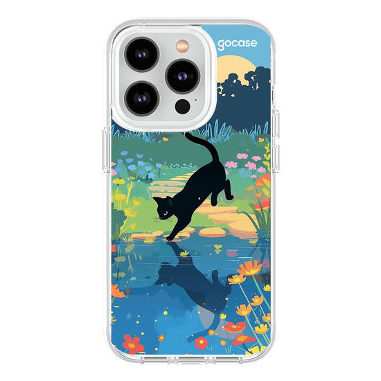 Capinha para celular  Gatinho no Lago