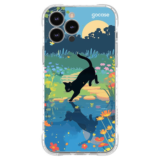 Capinha para celular  Gatinho no Lago