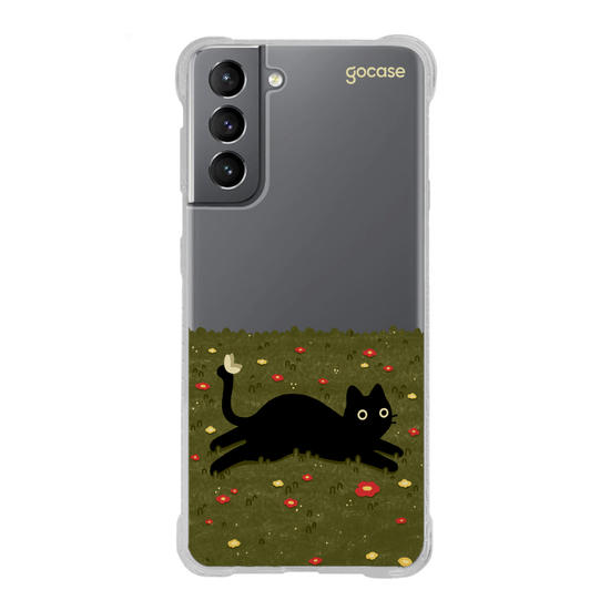 Capinha para celular  Black Cat Spring