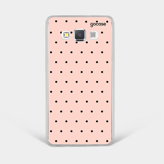 Capinha para celular Black Dots Rosê