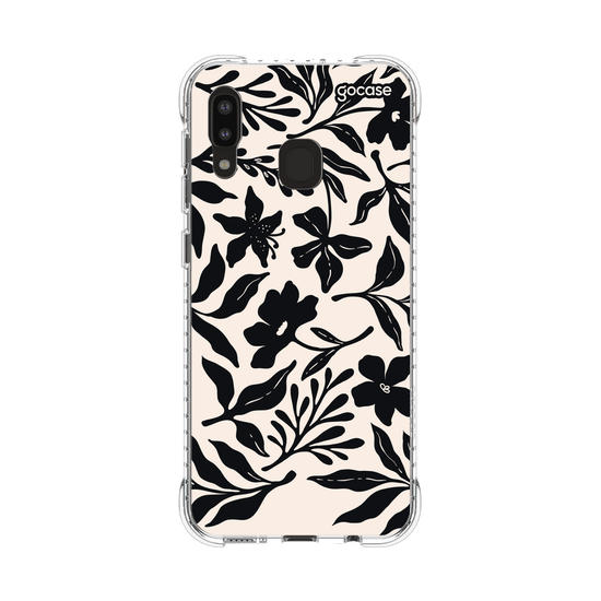Capinha para celular  Black Glam Flower