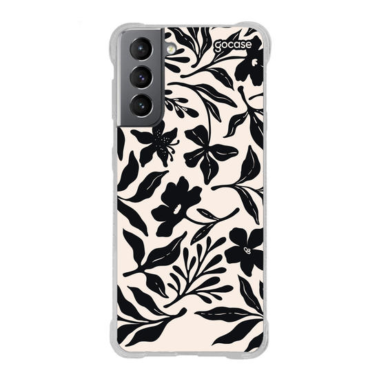 Capinha para celular  Black Glam Flower