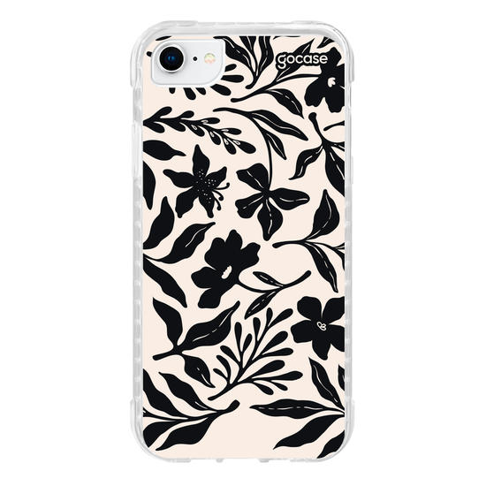 Capinha para celular  Black Glam Flower