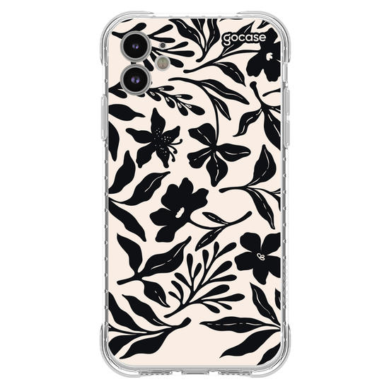 Capinha para celular  Black Glam Flower