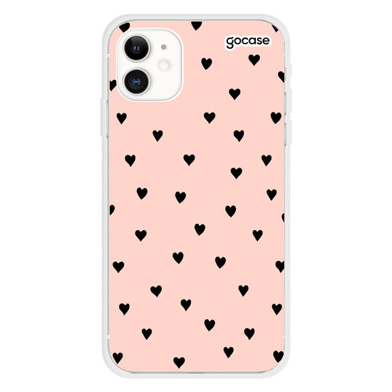 Black Hearts Rose Phone Case