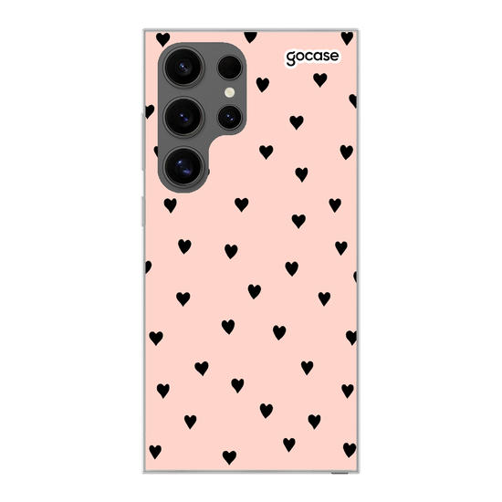 Black Hearts Rose Phone Case